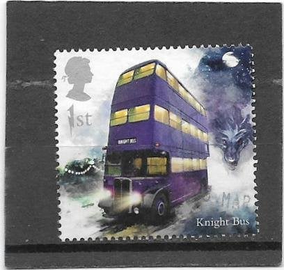 Engeland 2018 Harry Potter - Knight Bus, Ophalen of Verzenden, Gestempeld