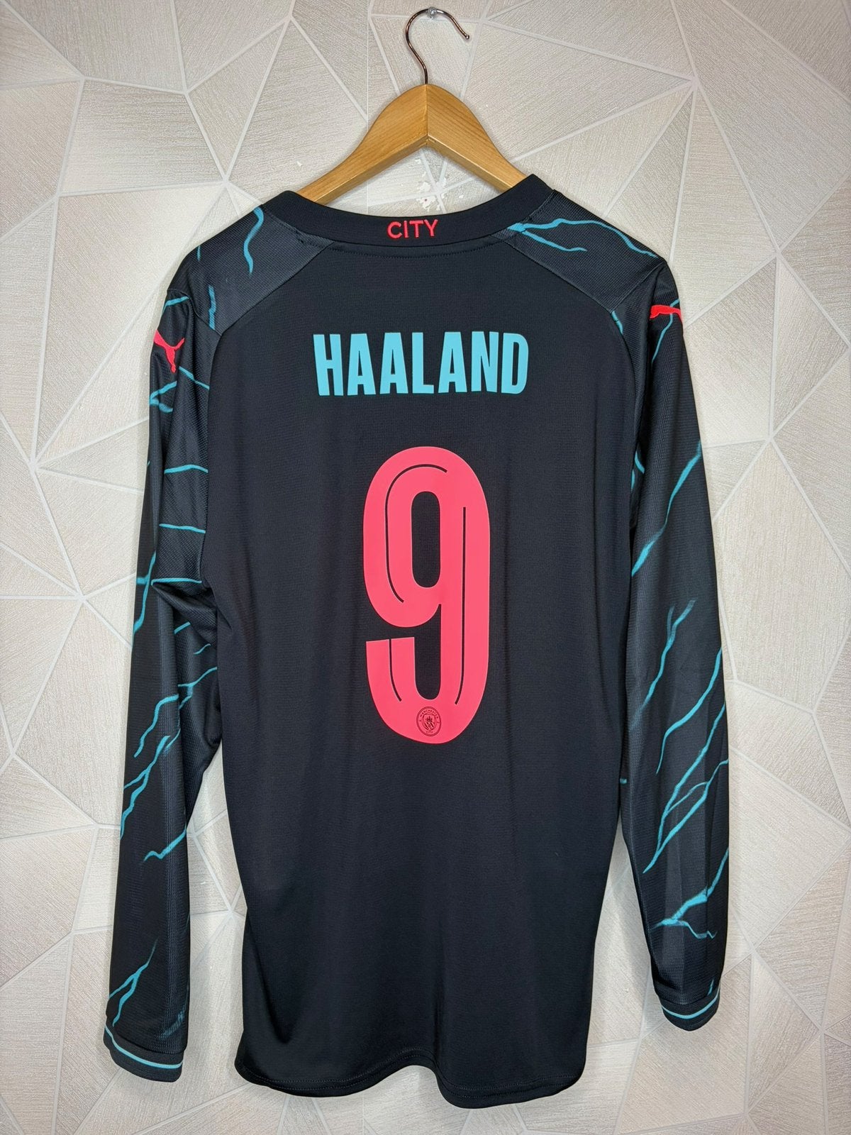 Manchester City 3de 2023/2024 Haaland, Shirt, ., Maat L, Ophalen of Verzenden