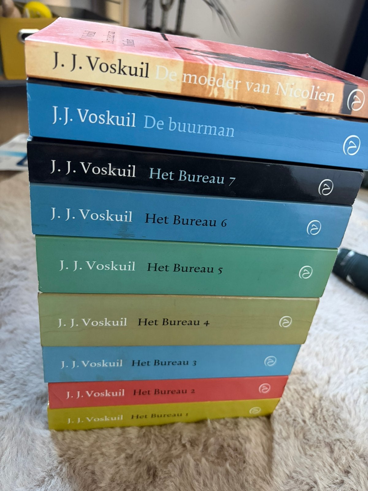 J.J. Voskuil – Het Bureau (1 t/m 7) + twee romans, Boeken, Ophalen of Verzenden, Gelezen, Populaire fictie