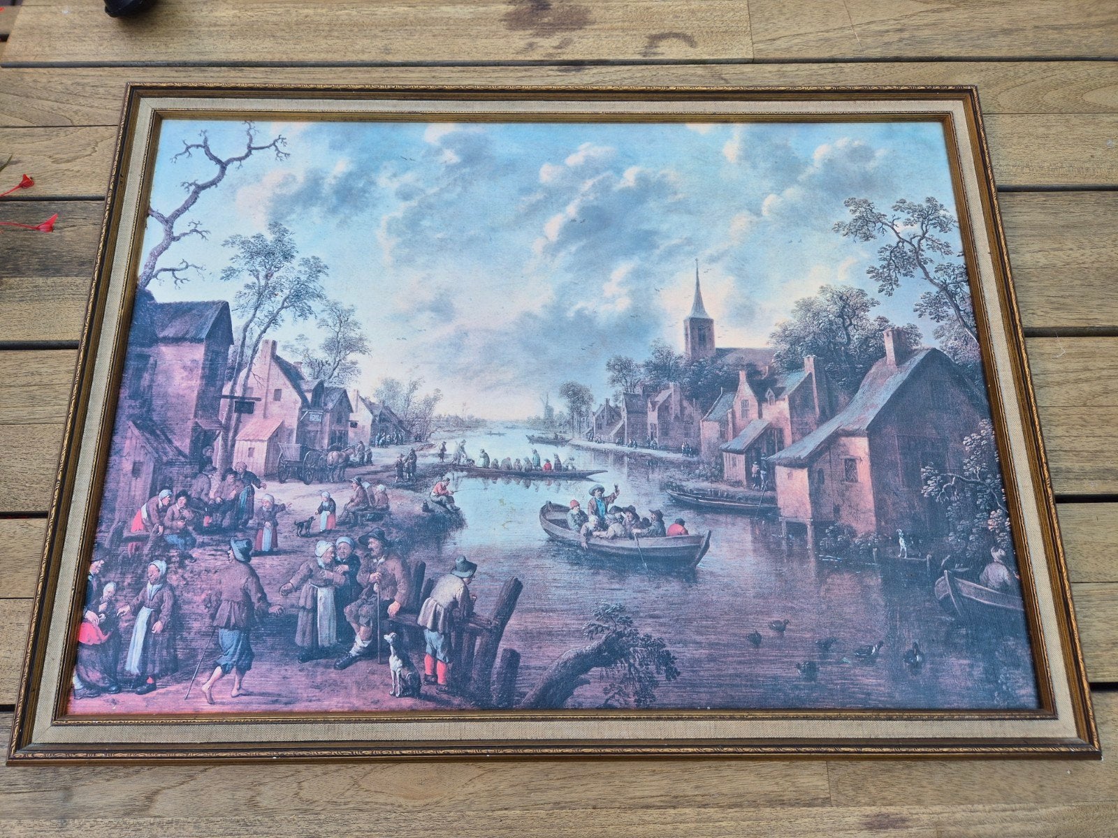 Reproductie van werk van Joost C. Droogsloot, Ophalen