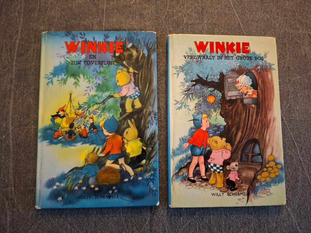 Twee boekjes van Winkie door Willy Schermele., Ophalen of Verzenden, Gelezen, Fictie algemeen