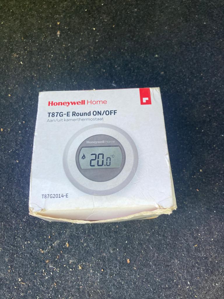 Honeywell round thermostaat T87G-E, Ophalen of Verzenden, Zo goed als nieuw