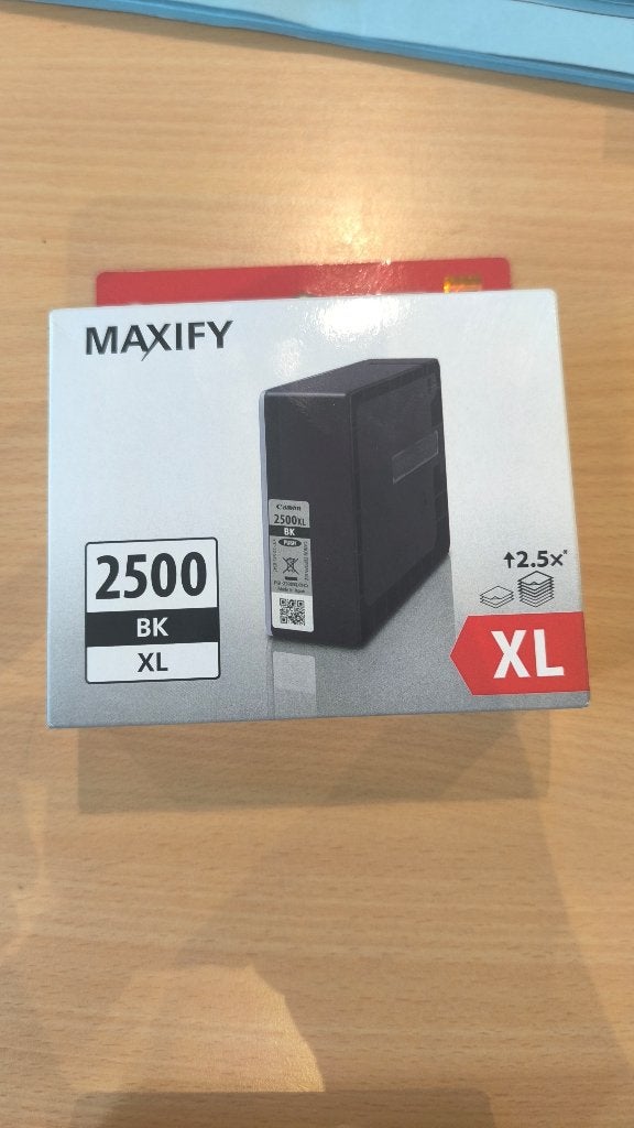 originele cartridge Canon MAXIFY PGI-2500XL BK zwart XL, Ophalen of Verzenden, Nieuw, Cartridge, Canon Pixma