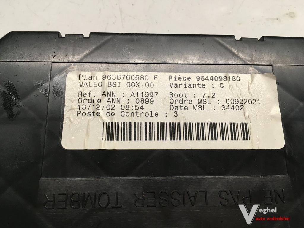 Peugeot 307 1.6 16v 5drs 2003 2500120 ECU set, Auto-onderdelen, Gebruikt, -, -, Ophalen of Verzenden