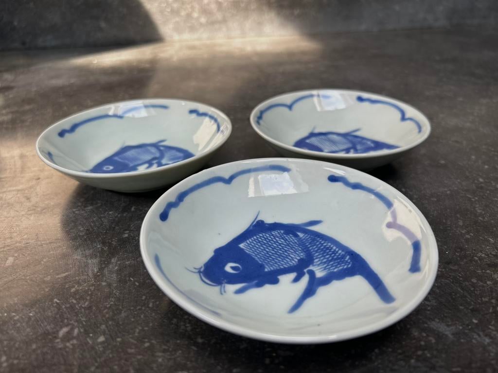 Set Chinese koi karper schaaltjes Aziatisch oosters, Ophalen of Verzenden