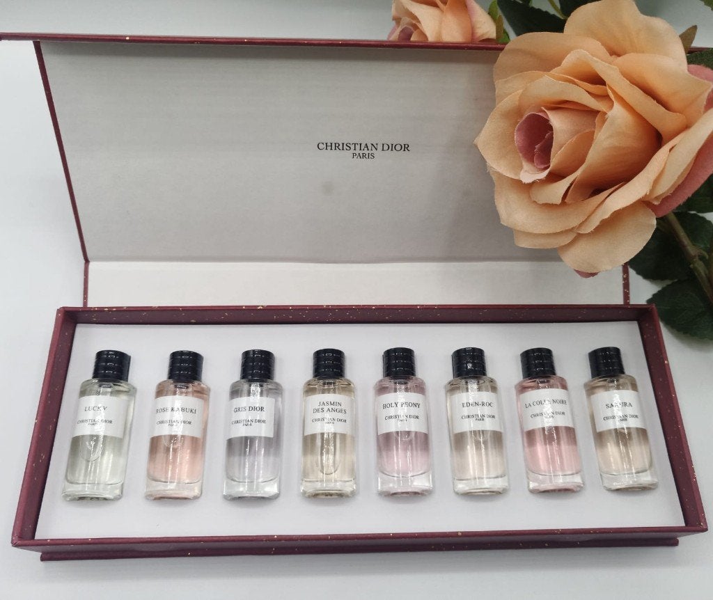 DIOR ESPRIT GIFTSET – 8 x 7,5 ML EAU DE PARFUM, Ophalen, Nieuw, Miniatuur, Gevuld