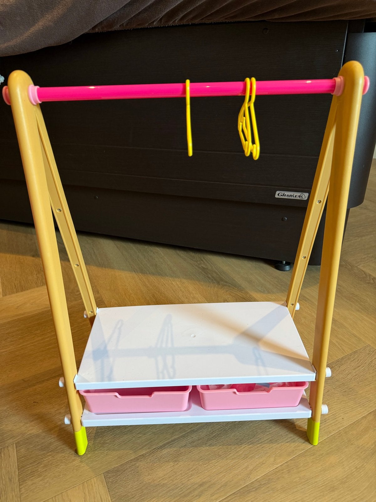 Baby Born klerenrekje met lades en hangers, Ophalen of Verzenden, Zo goed als nieuw, Babypop