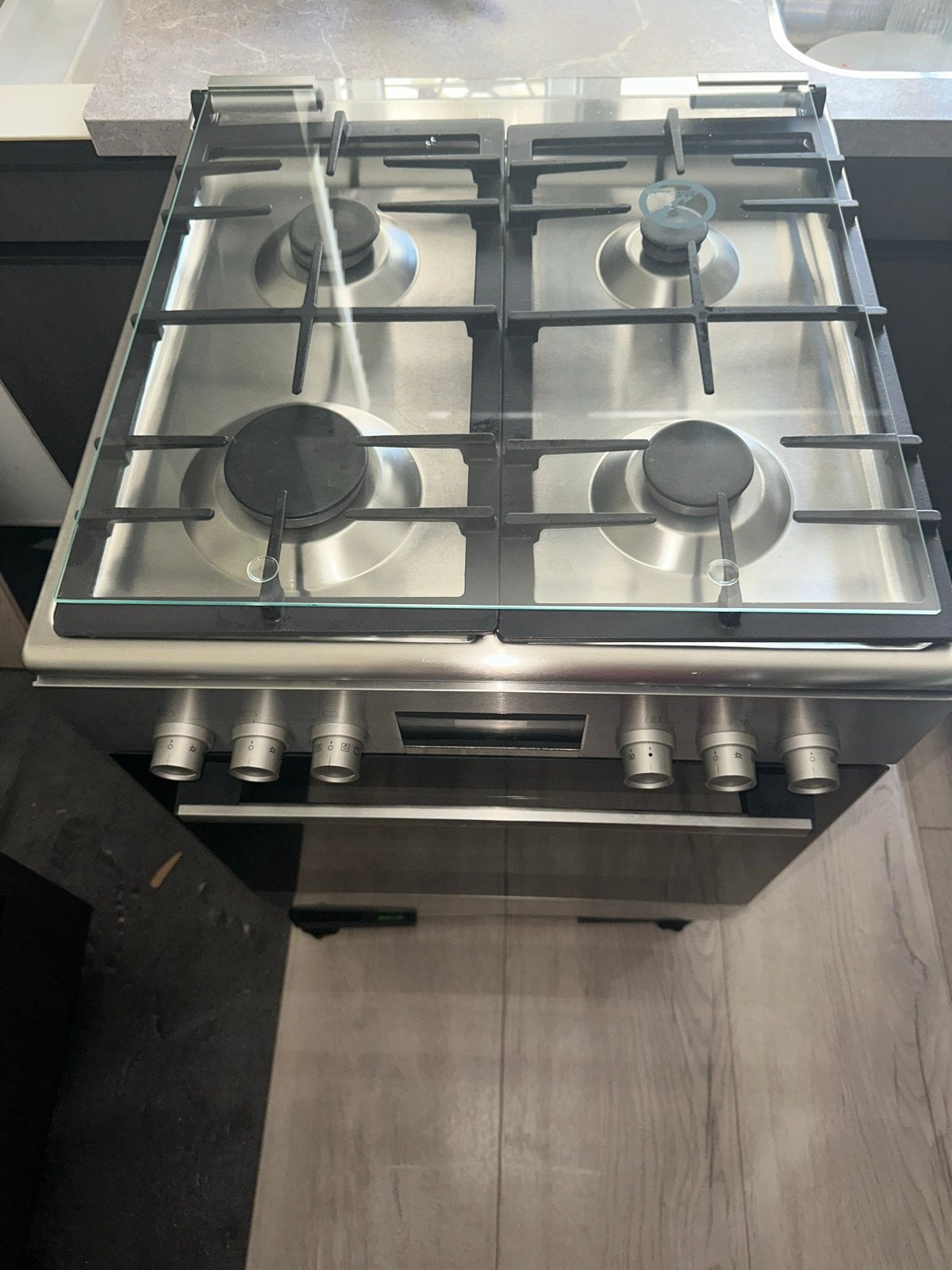 Nette Bosch fornuis met oven, Ophalen, Gebruikt, 60 cm of meer, 4 kookzones
