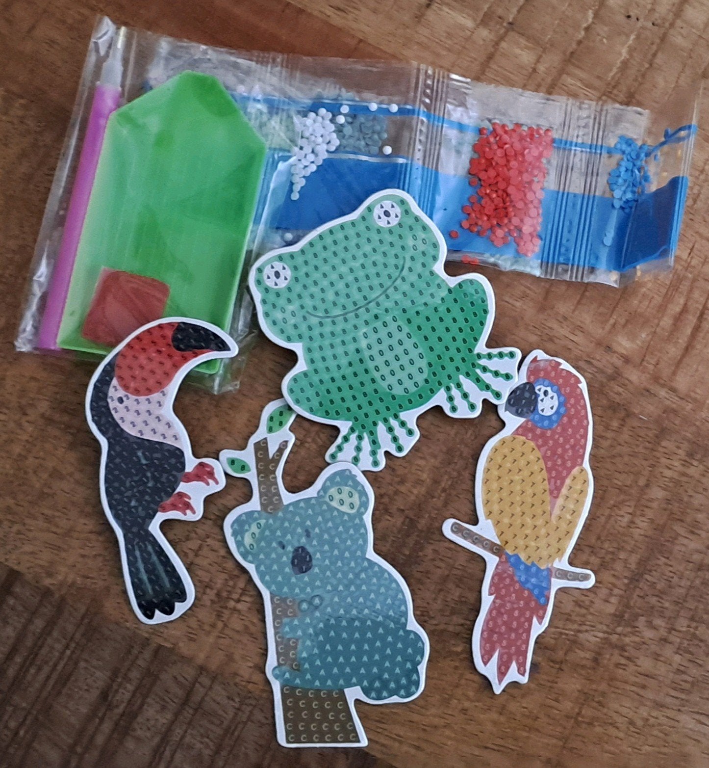 3x Setje Diamond Painting Magneten/Leuk voor de kids!, Ophalen of Verzenden, Nieuw, Knutselwerk