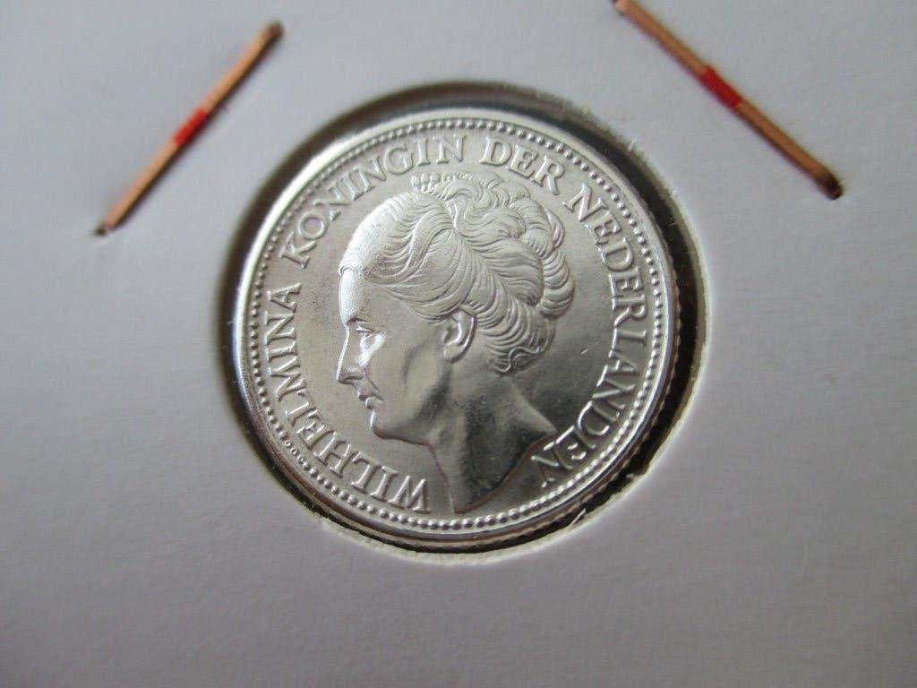 Kwartje 1944, Zilver, 25 cent, Ophalen of Verzenden, Koningin Wilhelmina