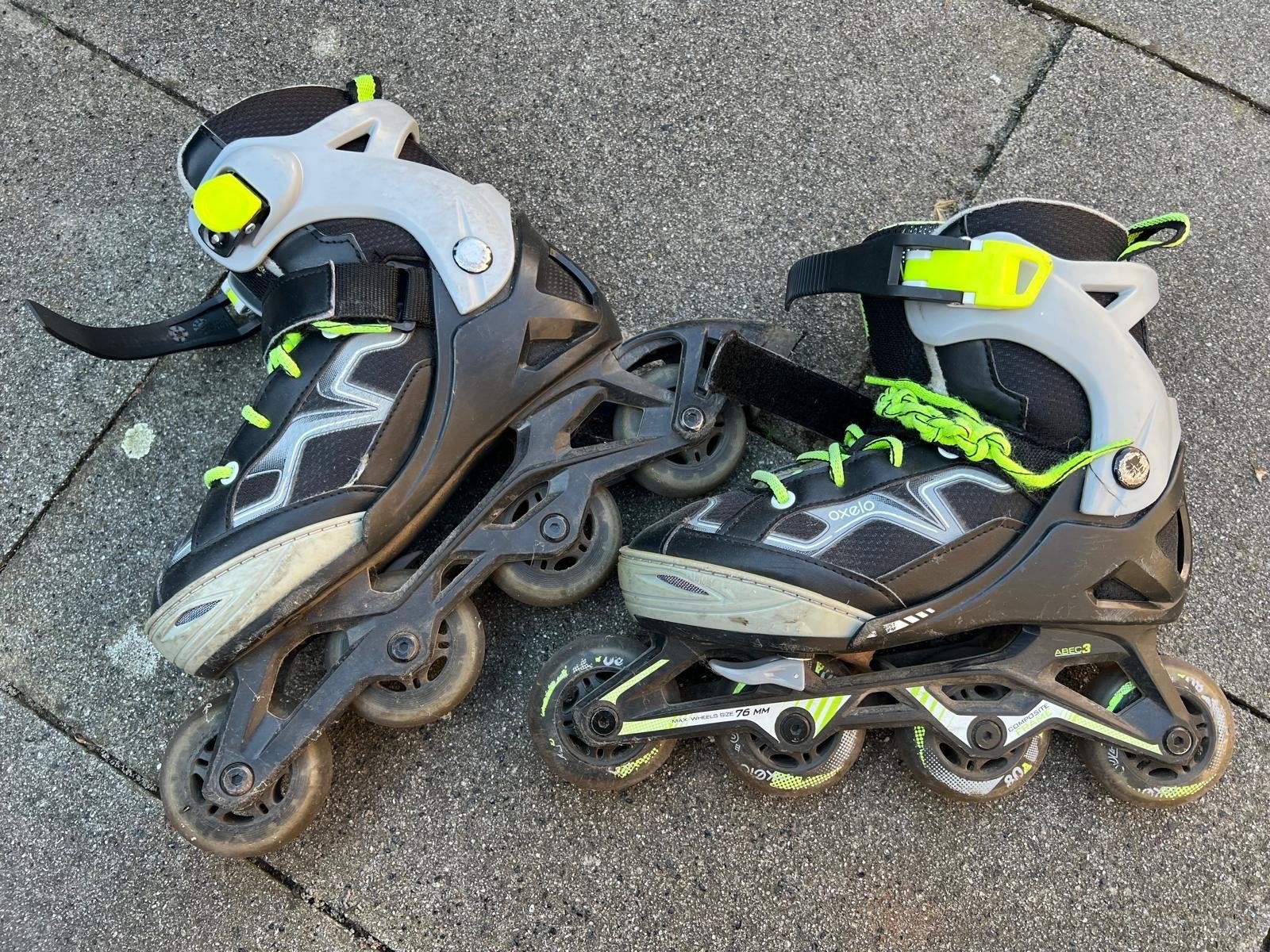 Oxelo Roller Fit 3 inline skates, maat 35/38, Ophalen of Verzenden, Verstelbaar, Gebruikt, Kinderen