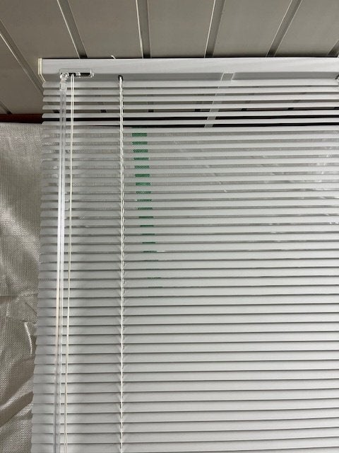 Luxaflex zonwering aluminium 16mm Optisch wit NIEUW € 19.50, Jaloezie, Wit, Metaal, Nieuw