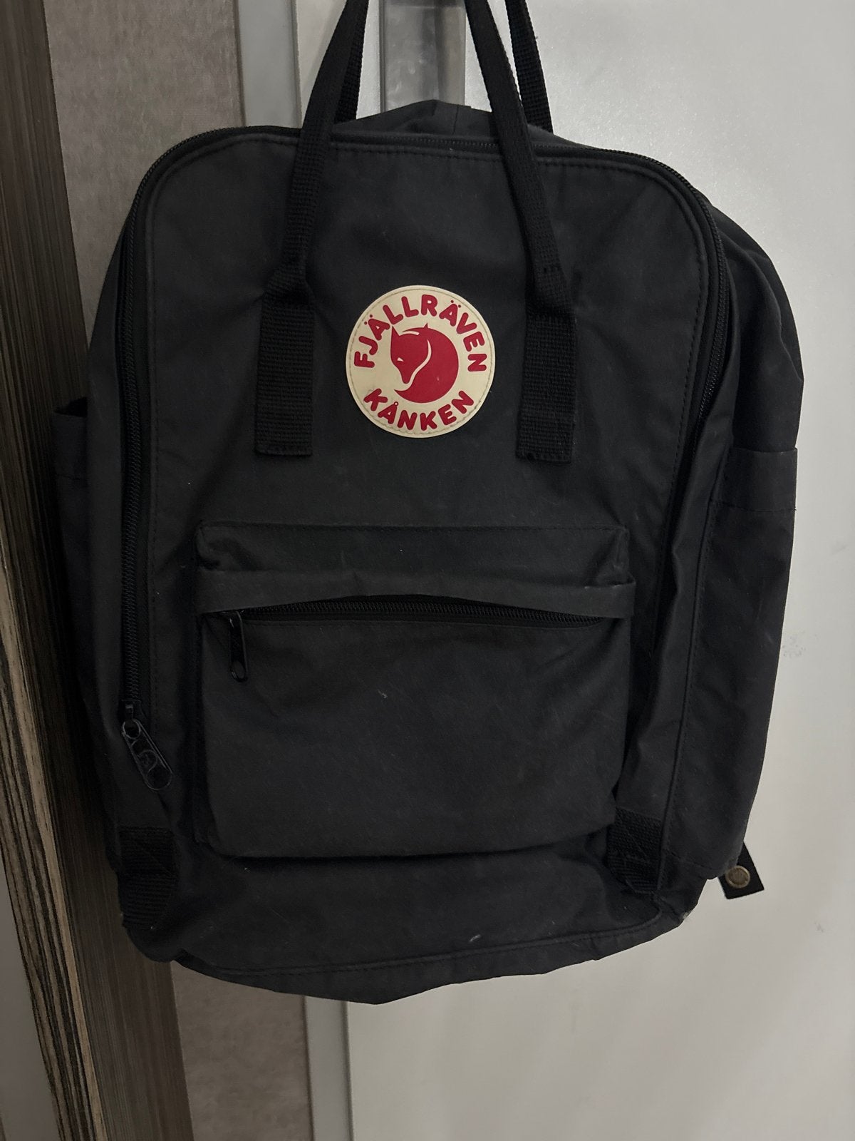 Fjällräven Kånken rugzak - Zwart, Overige merken, Gebruikt, 25 tot 40 cm, Ophalen of Verzenden