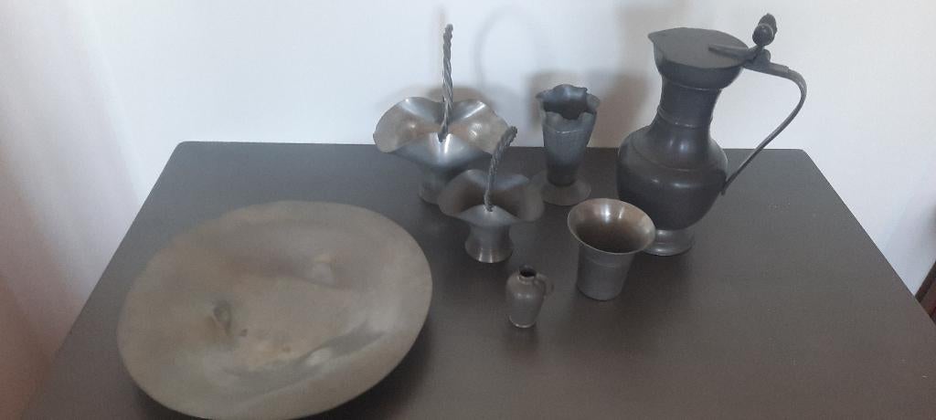 Tinnen woonaccessoires, Ophalen of Verzenden
