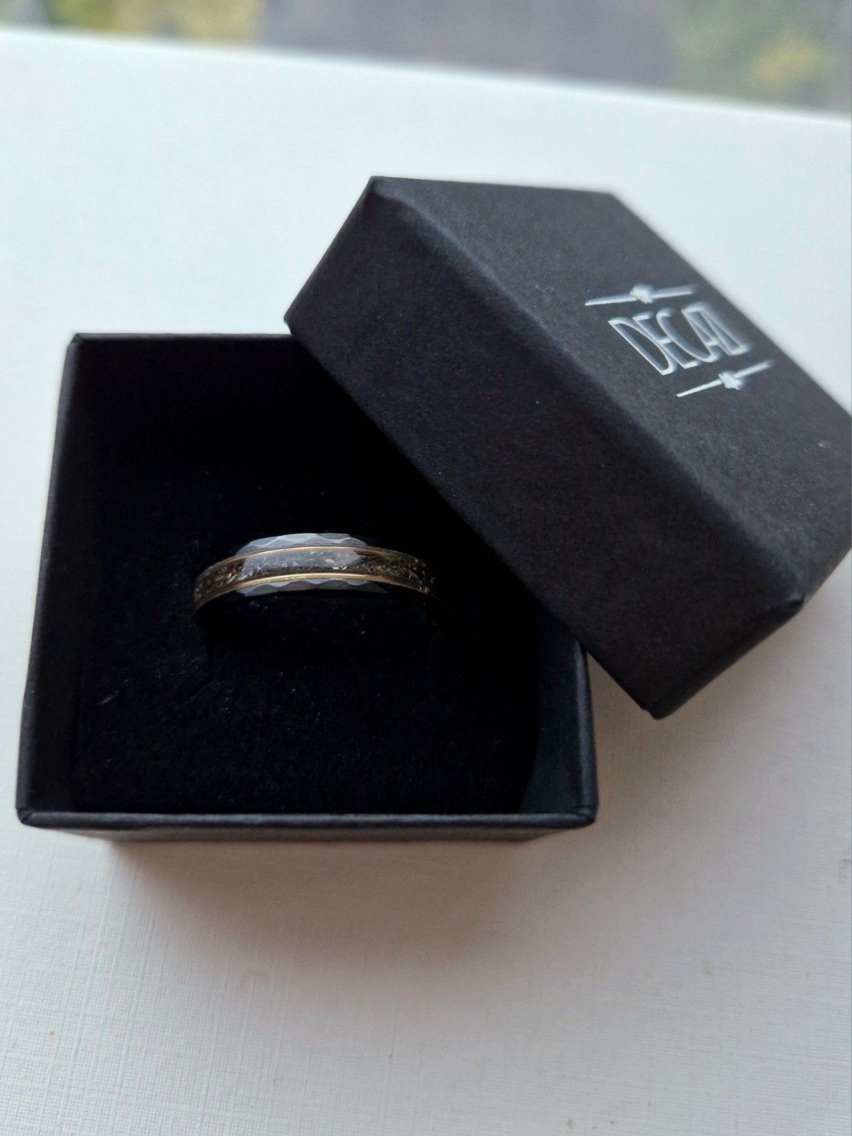 Decazi zwarte keramische ring 6 mm 13 US, 20 of groter, Heer, Nieuw, Ophalen of Verzenden