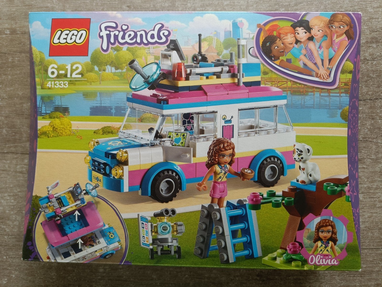 LEGO Friends 41333 Olivia's Missie Voertuig nieuw, Compleet, Lego, Nieuw, Friends