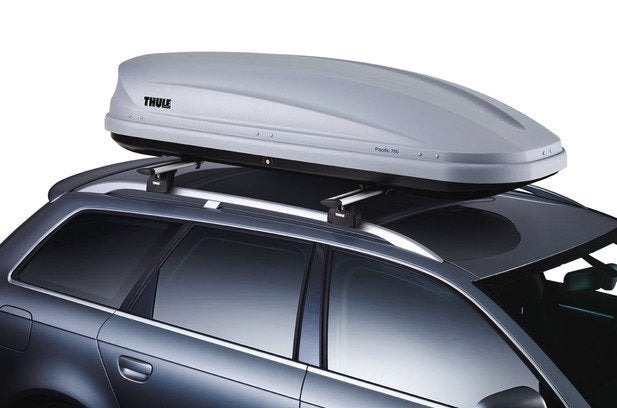 TE HUUR: Grote Thule dakkoffer (large), Auto diversen, Dakkoffers, Ophalen, Zo goed als nieuw