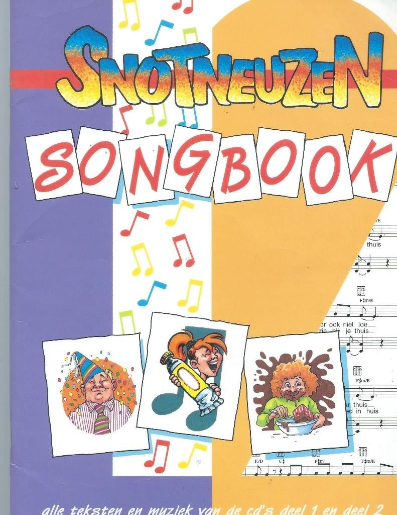 Snotneuzen songbook, Muziek en Instrumenten, Bladmuziek, Ophalen of Verzenden, Zo goed als nieuw, Keyboard, Thema