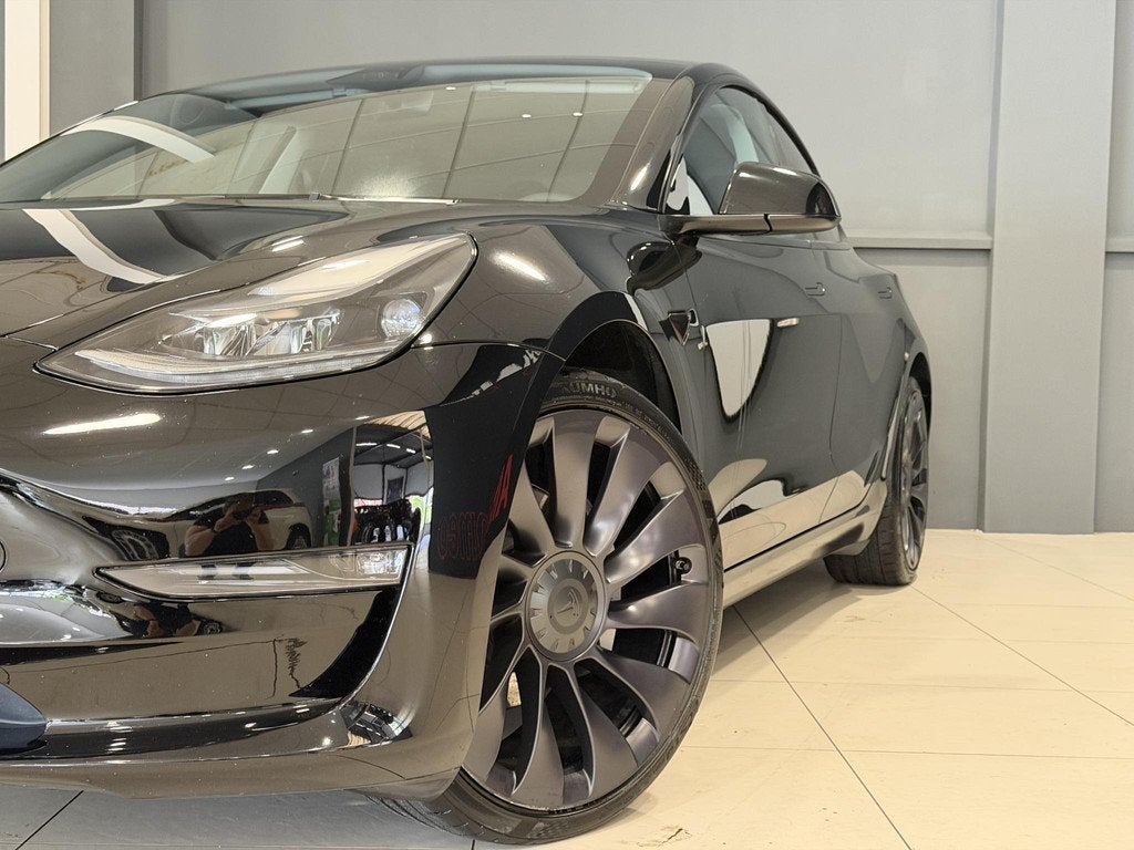 Tesla Model 3 Long Range AWD 75 kWh | Performance wielen | S, Auto's, Tesla, Automaat, Stof, Gebruikt, Origineel Nederlands