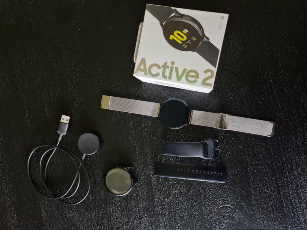 Samsung watch active 2, Sieraden, Tassen en Uiterlijk, Sporthorloges, Android, Zwart, Ophalen of Verzenden