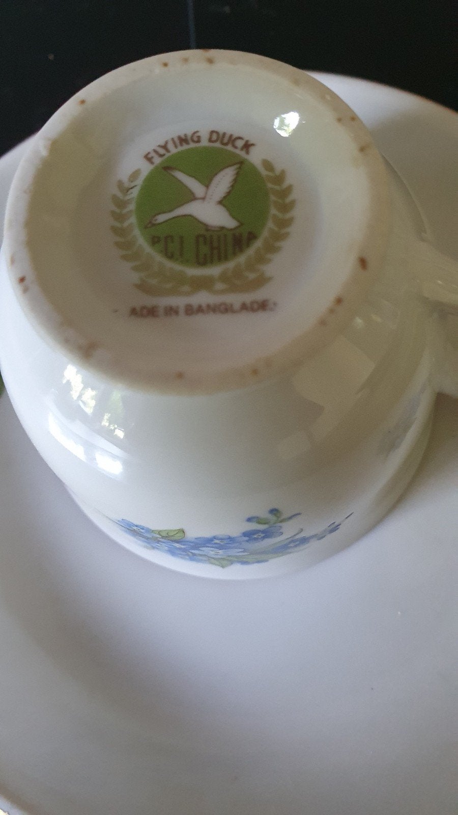 Vintage Flying Duck theekopje met schotel, Ophalen