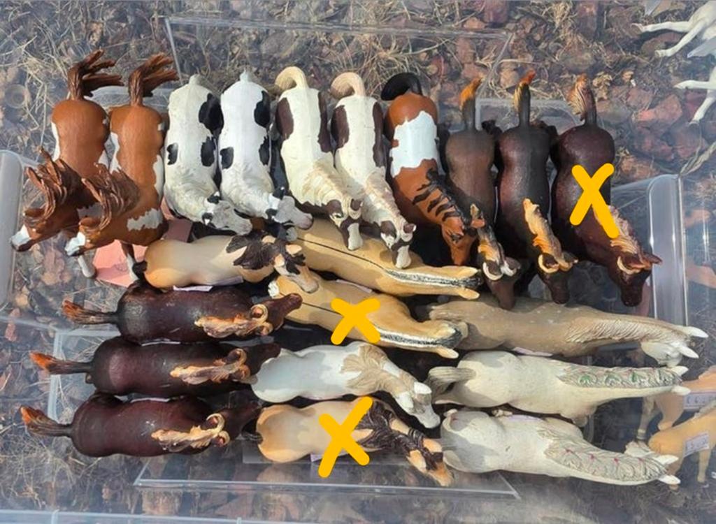 Schleich Pinto's, Mustangs, Fjorden en Holsteiners, Verzamelen, Dierenverzamelingen, Ophalen of Verzenden, Zo goed als nieuw, Paard
