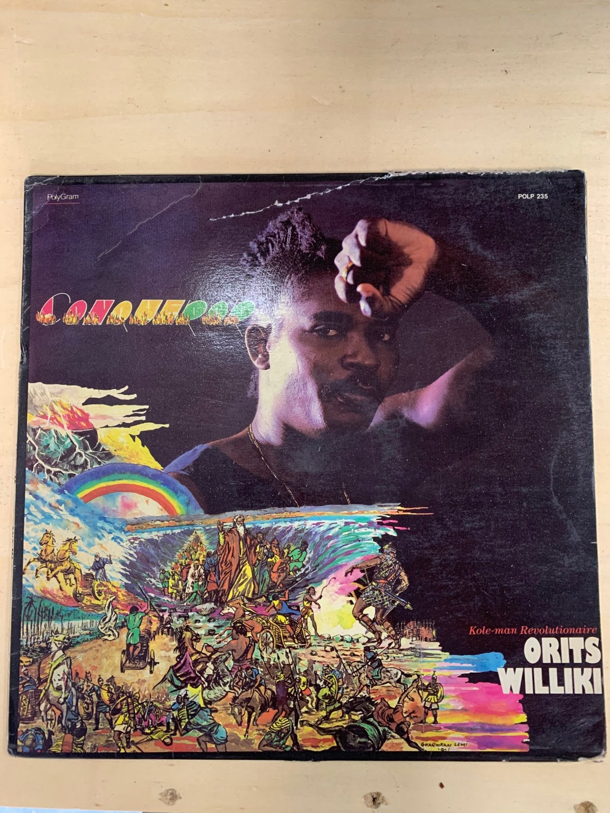 Orits Williki - Conqueror (Reggae LP Nigeria), Cd's en Dvd's, LP, Gebruikt, Ophalen of Verzenden, Reggae en Ska