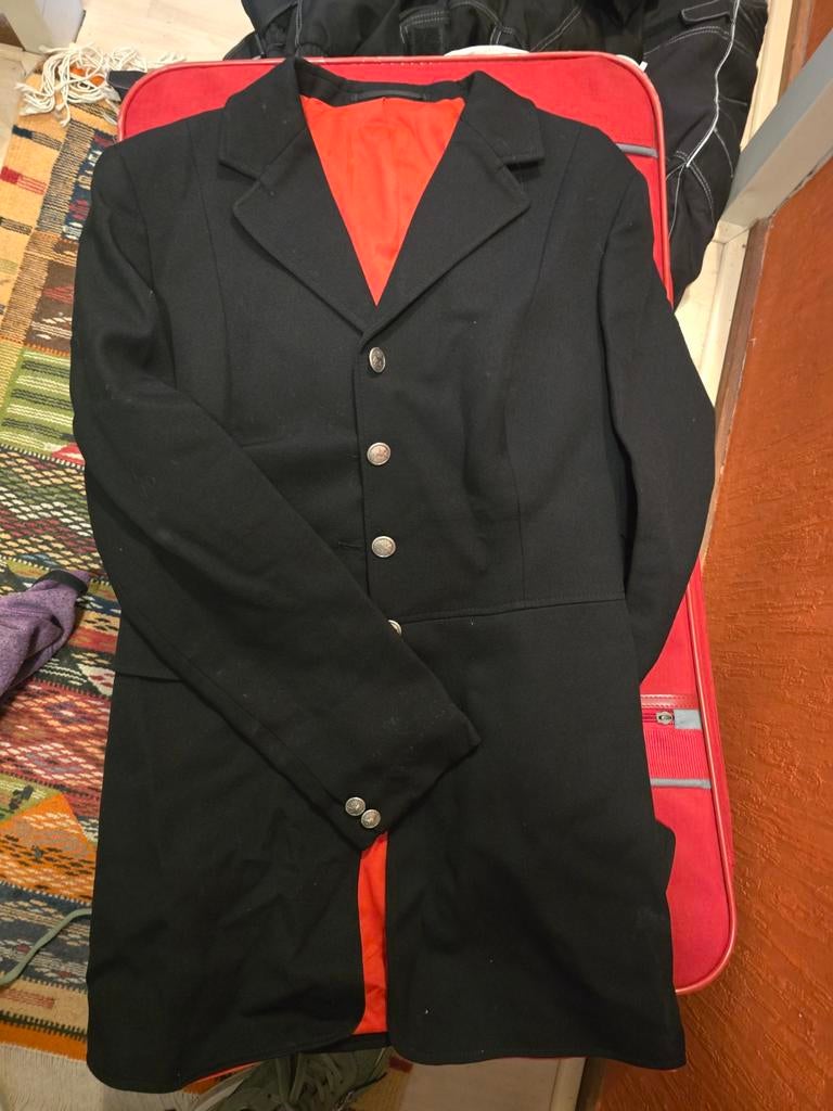 Jas, dressuur,  paarden, Dieren en Toebehoren, Paardrijkleding, Ophalen, Dressuur, Zo goed als nieuw, Dames