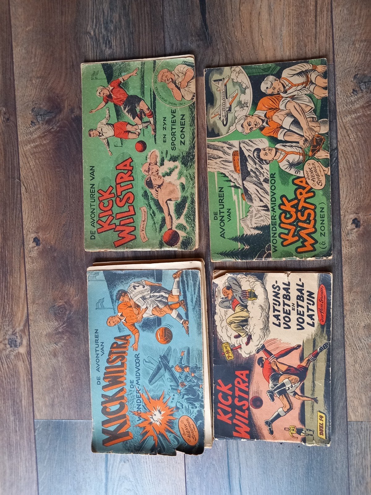 Kick Wilstra Boekjes - Vintage Stripboeken Collectie, Boeken, Meerdere stripboeken, Ophalen of Verzenden, Gelezen, Henk Sprenger