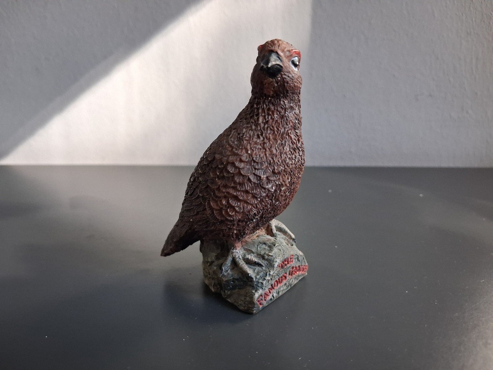 The Famous Grouse beeldje vogel whiskey, Ophalen of Verzenden, Gebruikt, Dier