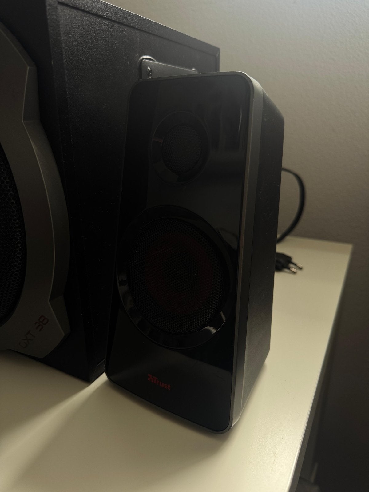 Trust GXT 38 2.1 PC Speaker Set met Subwoofer, Computers en Software, Pc speakers, Ophalen, Gebruikt, Audiokanaal 2.1