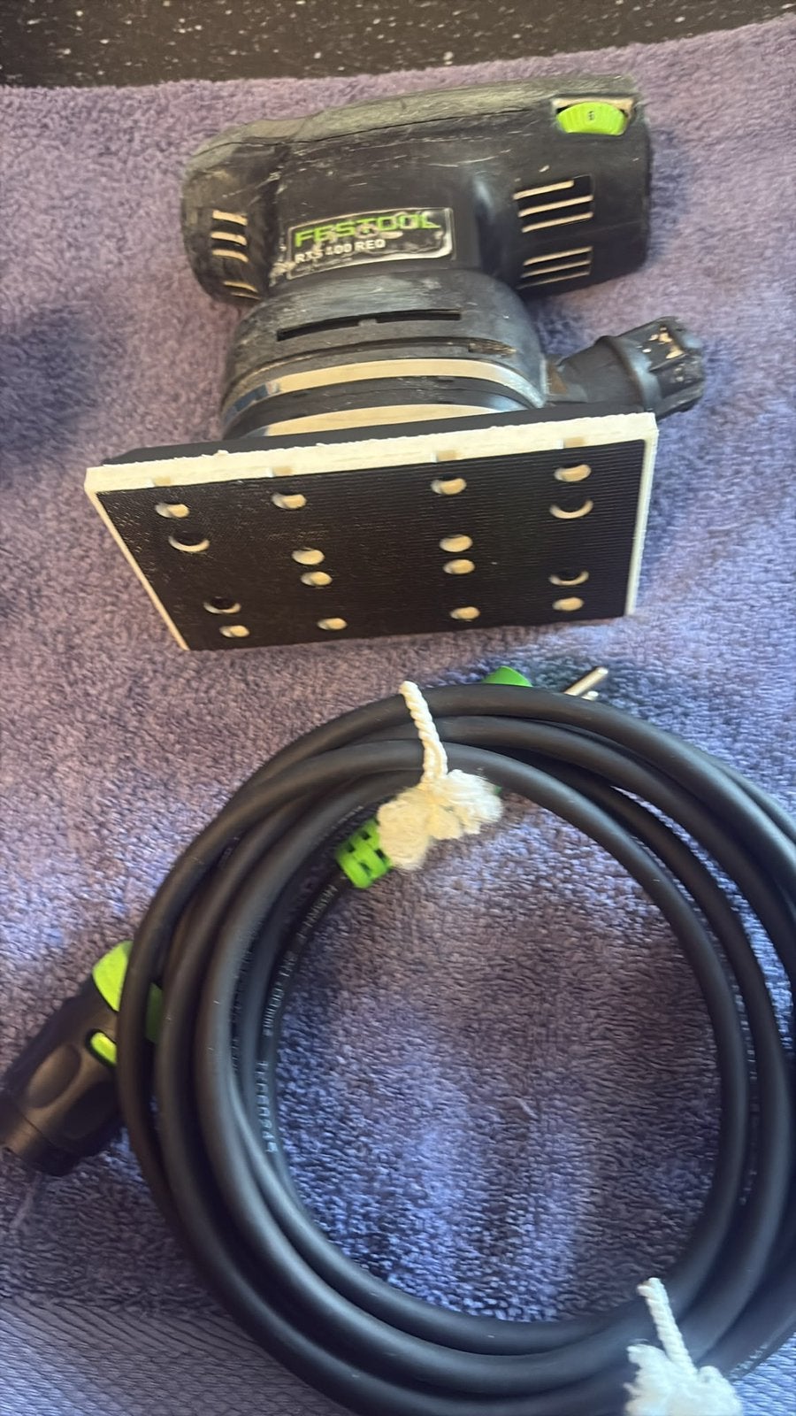Festool RTS 400 REQ Vlakschuurmachine, Ophalen of Verzenden, Zo goed als nieuw, Minder dan 600 watt, Vlakschuurmachine