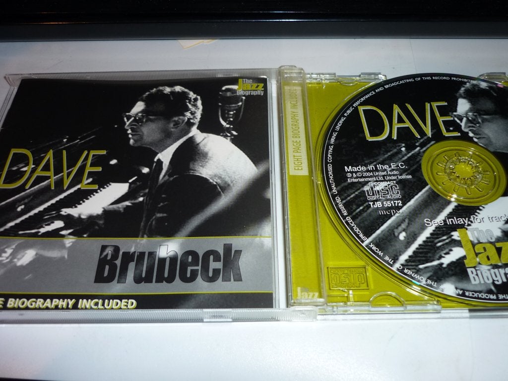 Dave Brubeck - The Jazz Biography CD, Verzenden, Zo goed als nieuw, Inclusief boekje, Jazz