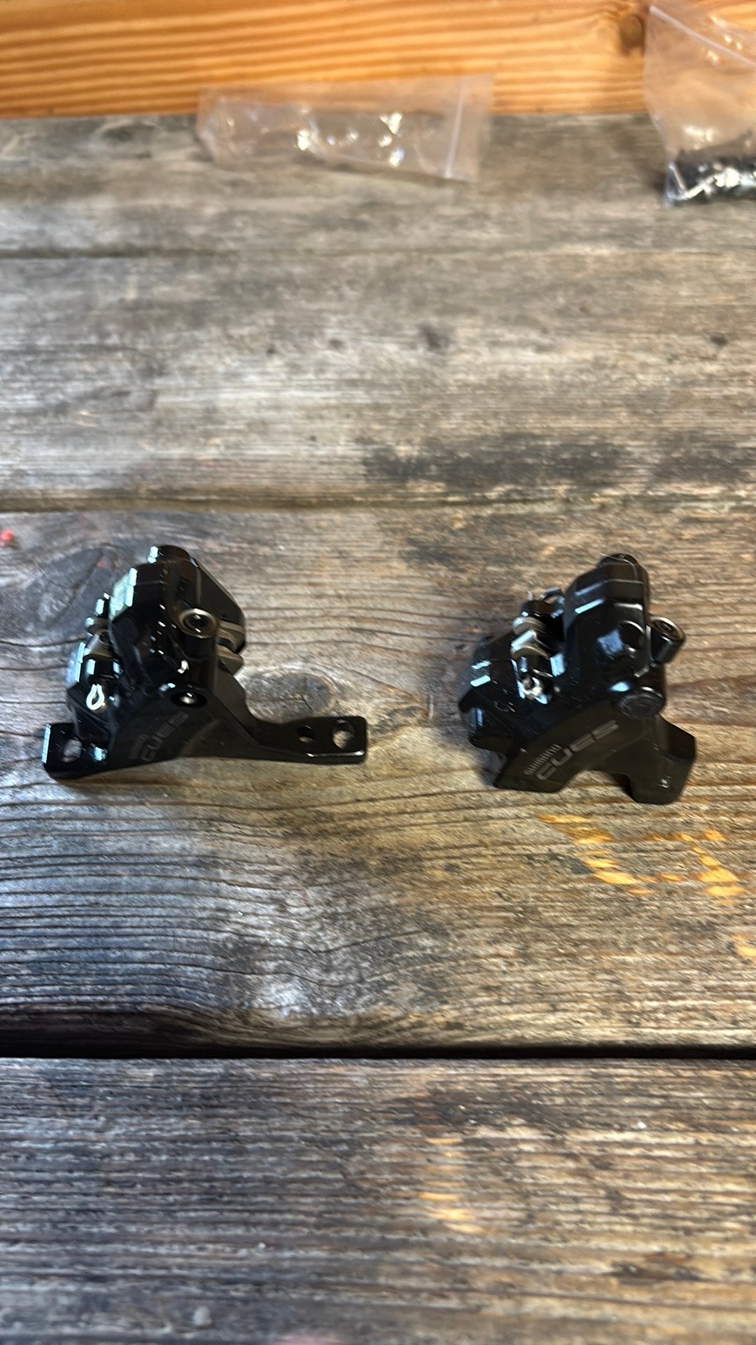 Shimano Cues schijfremmen flatmount BR-U6030 set v+a NIEUW, Ophalen of Verzenden, Nieuw, Gravelbike, Remmen