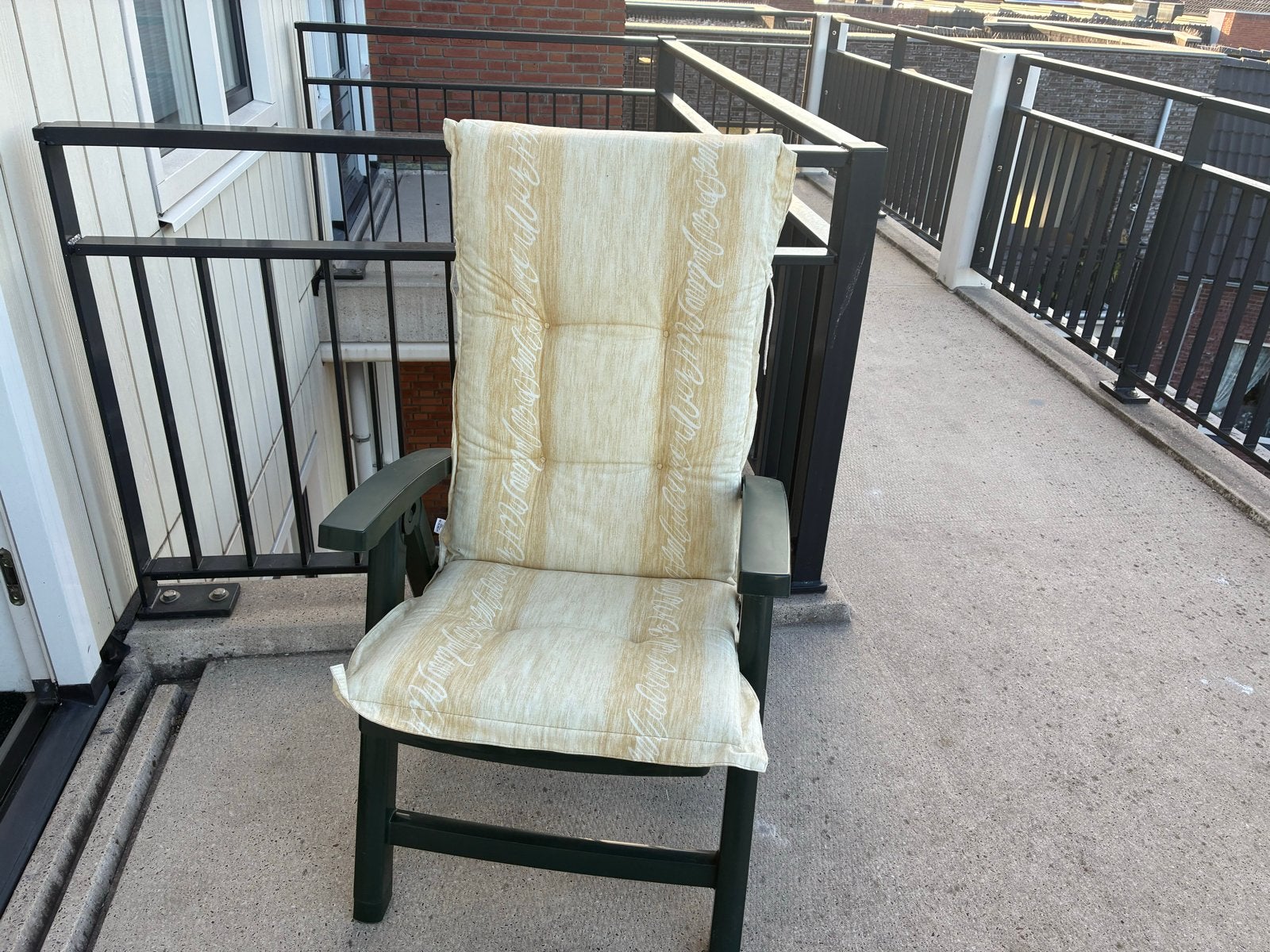 Hartman tuinstoel - verstelbaar en inklapbaar, Tuin en Terras, Ophalen, Gebruikt, Kunststof, Inklapbaar