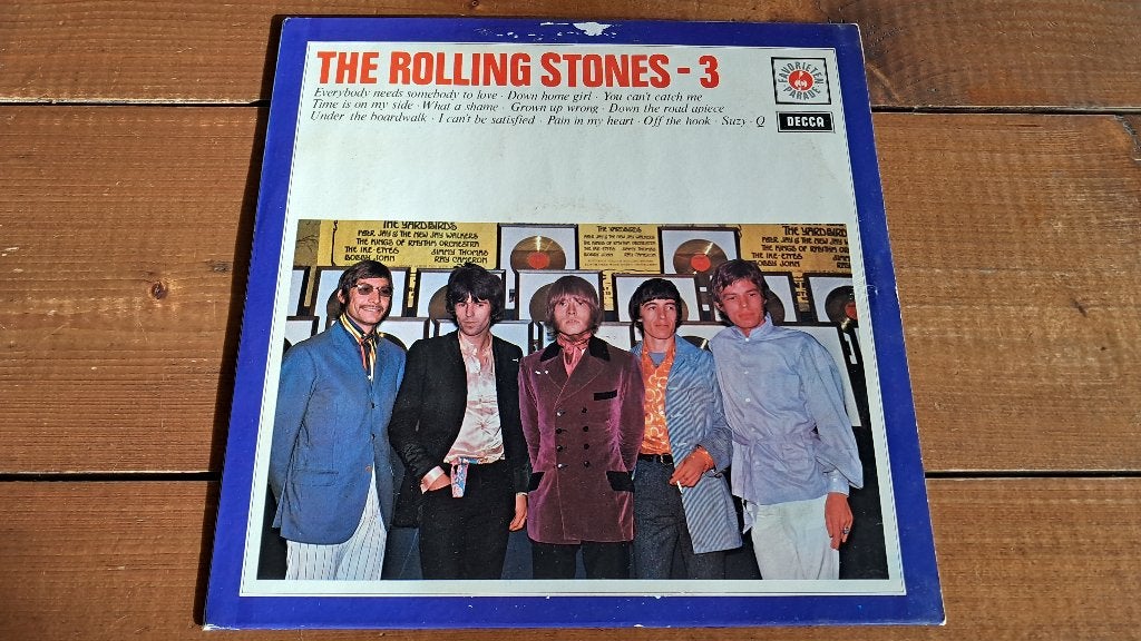 lp album The Rolling Stones - 3 (Mono), LP, Gebruikt, Reissue, Ophalen of Verzenden