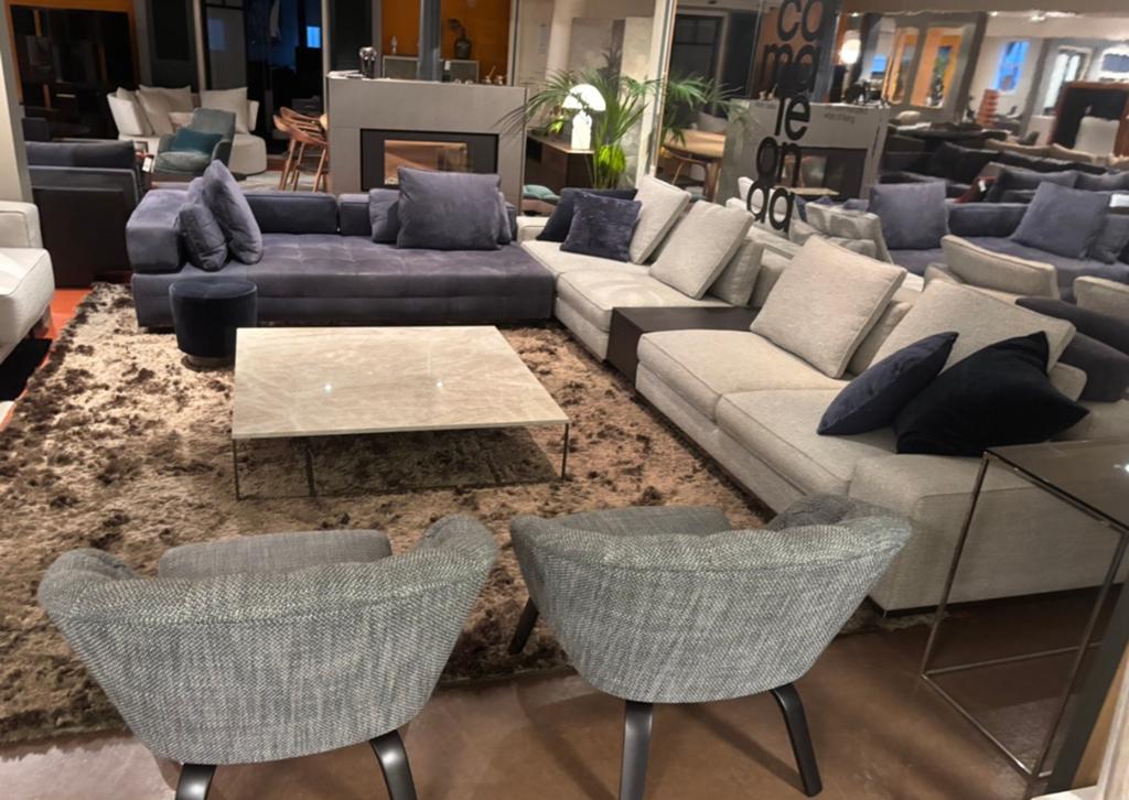 Minotti Lawrence (Clan) configuratie 336x375cm NP 34.000,-, 125 cm of meer, Info@micheldethouars.nl, Minotti, 9723 CA