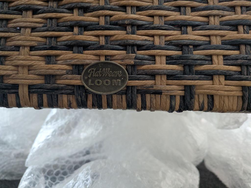 4 Flat Weave Loom stoelen, Ophalen, Gebruikt, Bruin, Loom