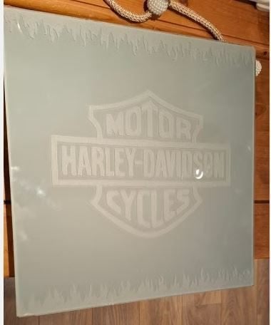 Harley-Davidson sleutelkastje met  ophangsysteem, Ophalen, 30 cm, Zilver, 40 cm