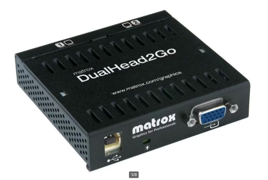 Matrox DualHead2Go Dual VGA splitter - nieuw, Ophalen of Verzenden, Nieuw