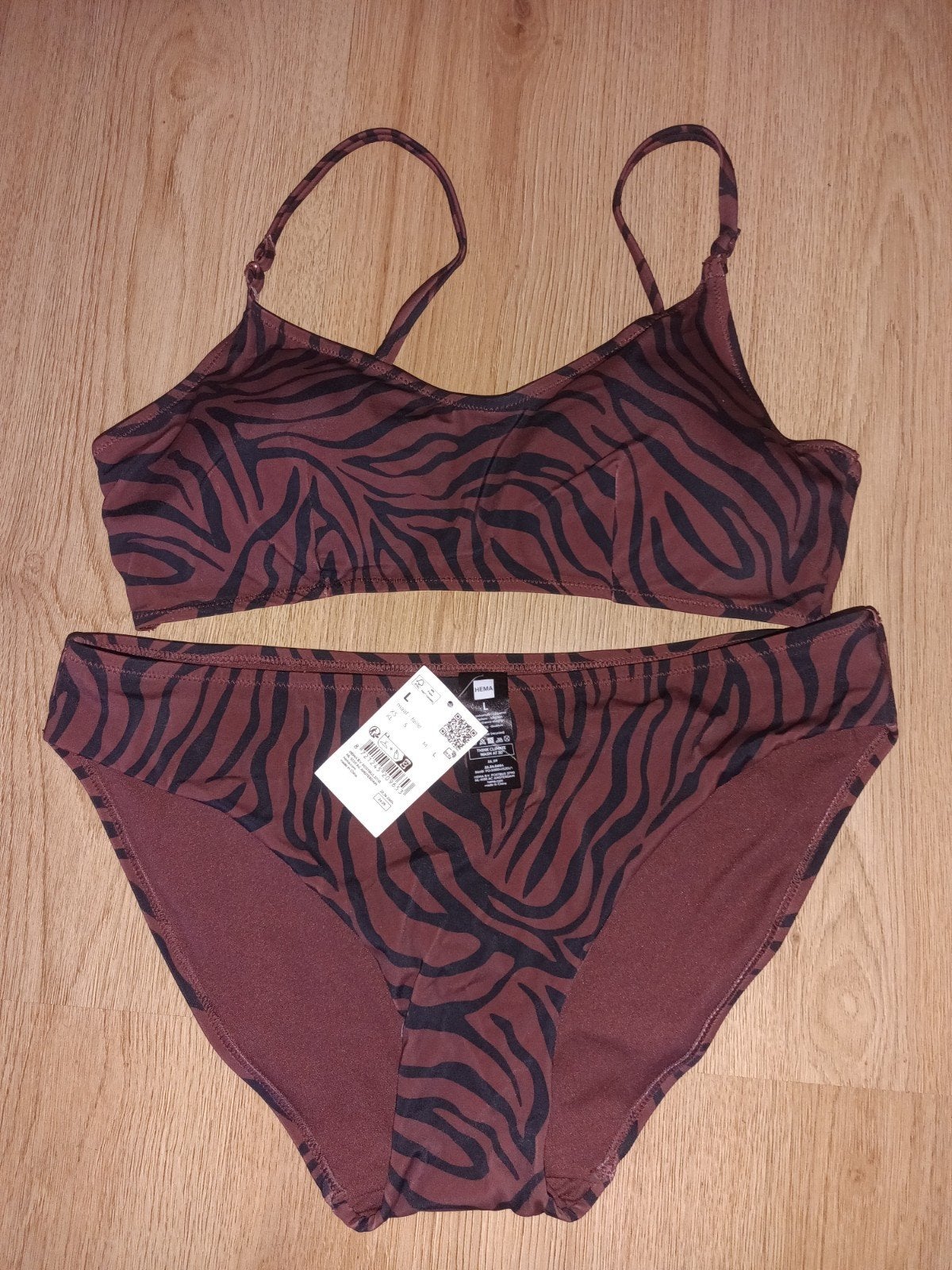 zwemkleding maat L, Ophalen of Verzenden, Nieuw, Bruin, Bikini