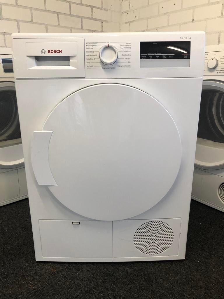 €279 Condensdroger 8kg WEINIG GEBRUIKT Bosch Serie4 GARANTIE, Ophalen, Minder dan 85 cm, Overige typen, 8 tot 10 kg