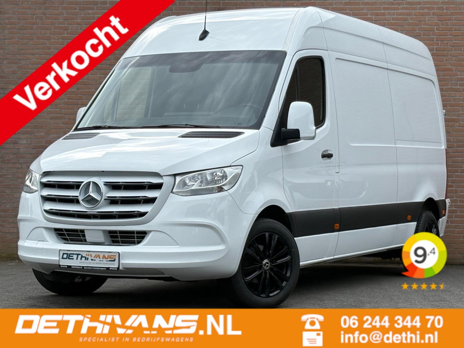 Mercedes-Benz Sprinter 315CDI 150PK L2H2 / M-Bux / Camera /, Auto's, Gebruikt, 4 cilinders, Wit, Mercedes-Benz