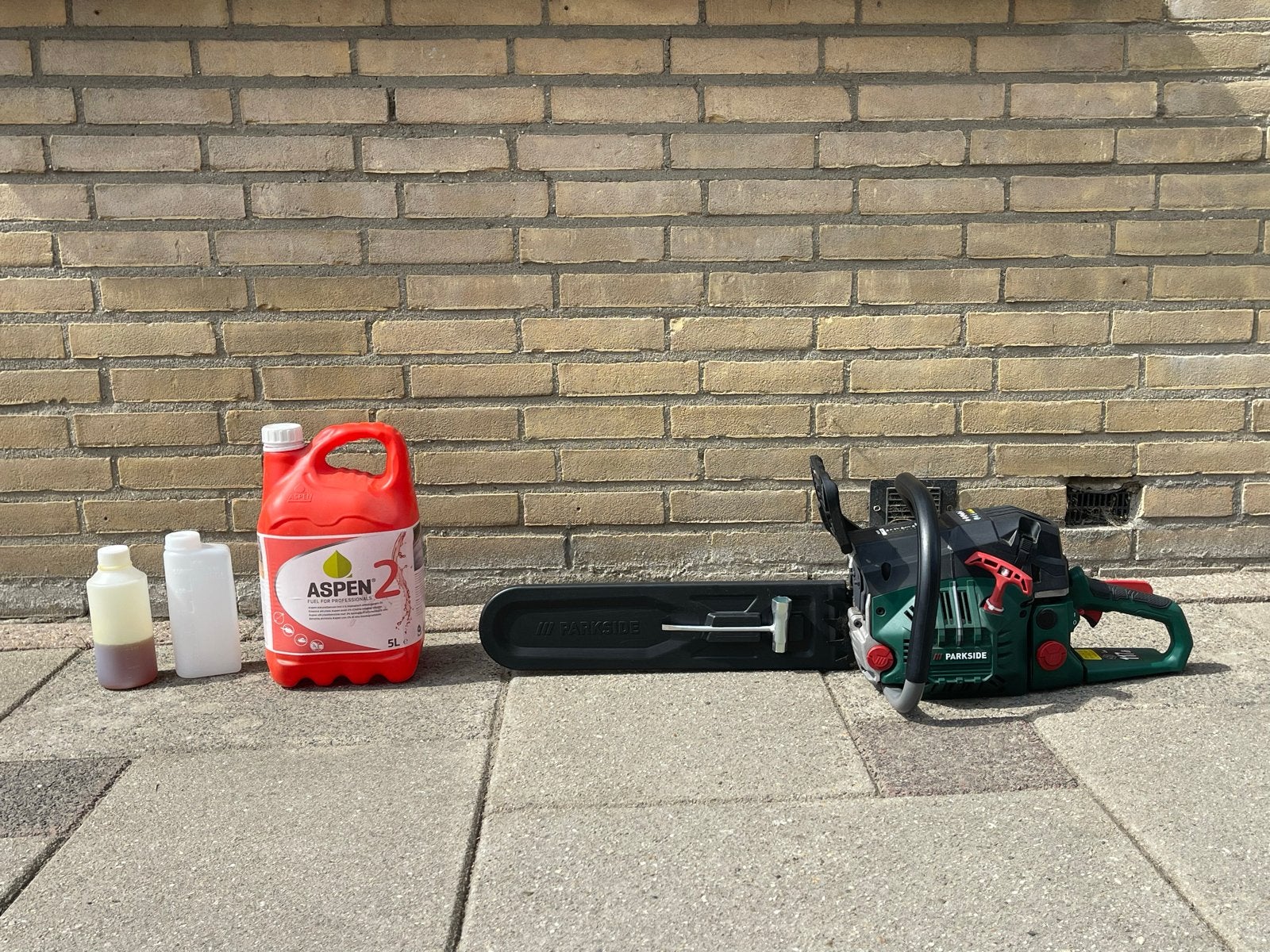 Zo goed als nieuwe Parkside kettingzaag op benzine, Ophalen, Zo goed als nieuw, Overige soorten