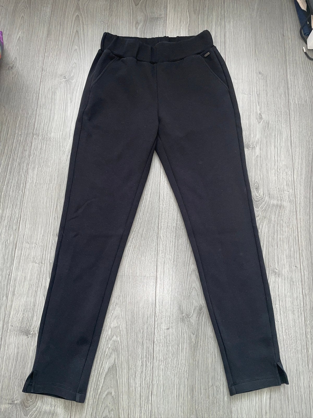 Ambika dames zwarte chino jogger broek pants mt L, Zwart, Maat 42/44 (L), Ophalen of Verzenden, Zo goed als nieuw