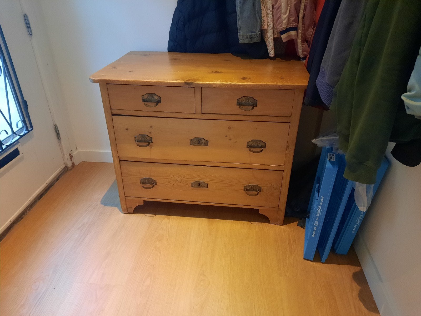 Commode, ladenkast, Huis en Inrichting, Kasten | Ladekasten, Ophalen, Gebruikt, Grenenhout, 50 tot 100 cm