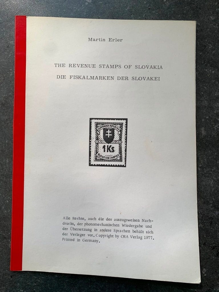 Catalogus belasting fiscaal zegels Slowakije, Verzenden, Overige landen, Postfris