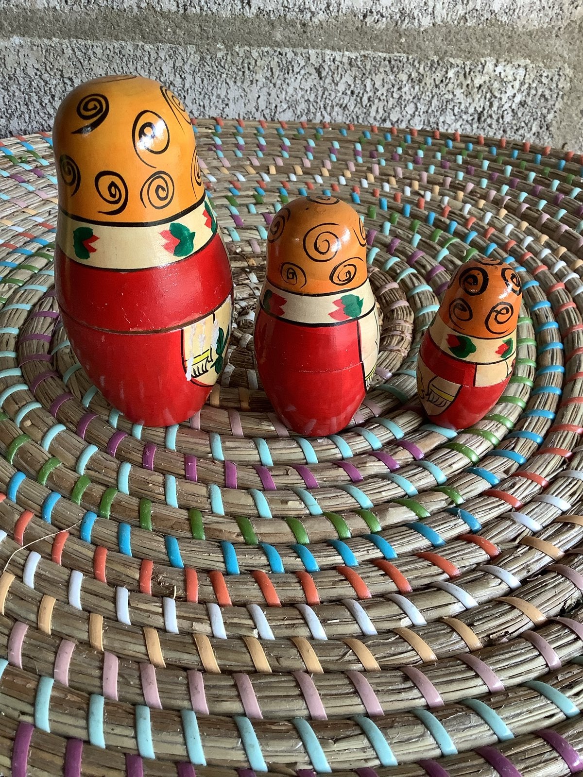 Vintage Matroesjka poppen en Pinokkio poppen set, Ophalen of Verzenden, Gebruikt