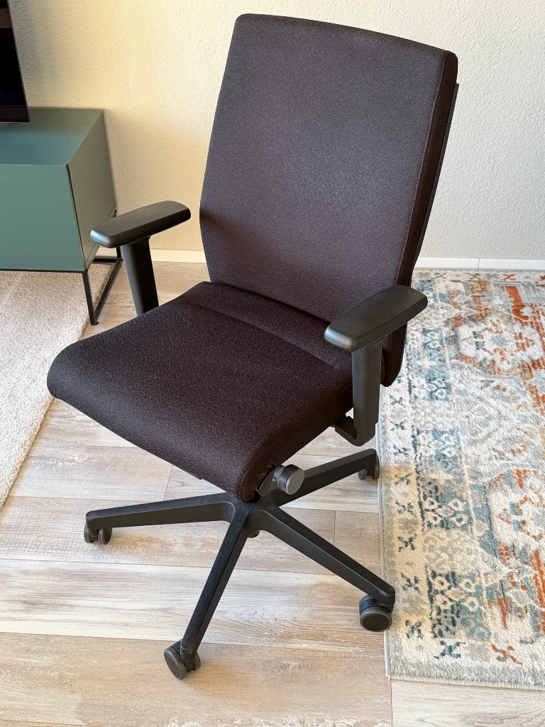 Bureaustoel Interstuhl Zwart, Ophalen, Gebruikt, Zwart, Bureaustoel