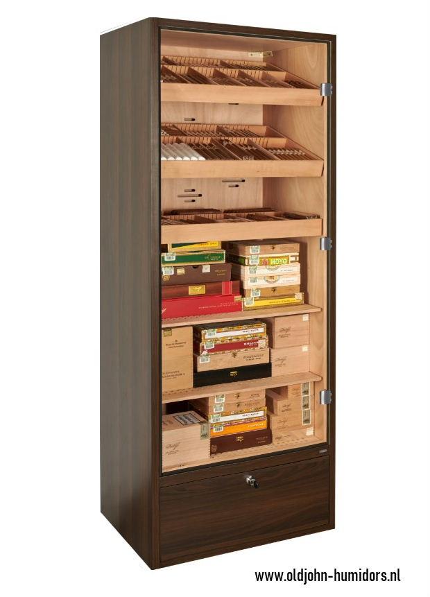 HUMIDOR KAST / KABINET -ADORINI  PRIMO DELUXE BRUIN    h301, Verzenden, Nieuw, Tabaksdoos of Verpakking